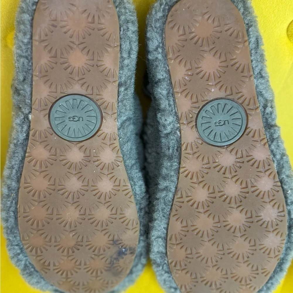 UGG Women's Fluff Yeah Women's Slide Wedge Sandals - Charcoal